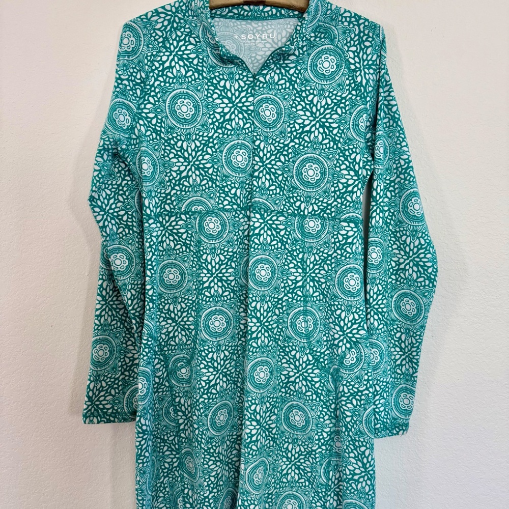SOYBU DRESS - SZ - L - Turquoise Mandala